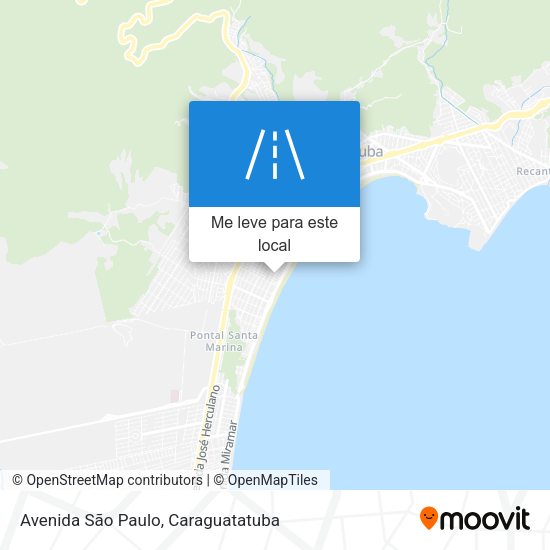 Avenida São Paulo mapa