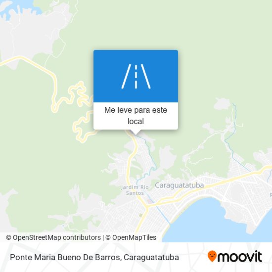 Ponte Maria Bueno De Barros mapa