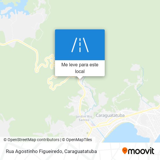 Rua Agostinho Figueiredo mapa