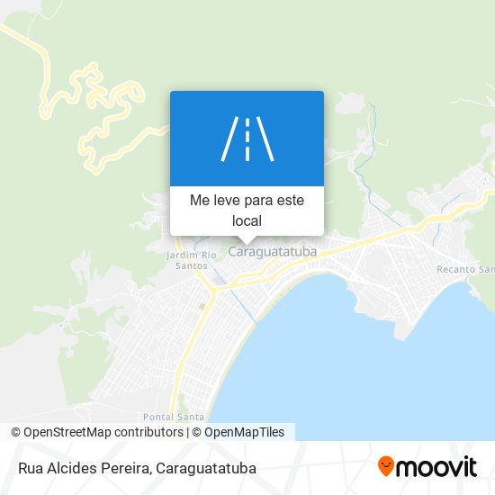 Rua Alcides Pereira mapa