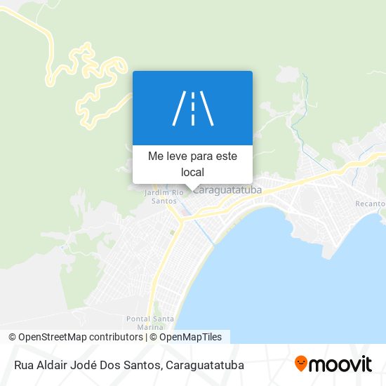 Rua Aldair Jodé Dos Santos mapa