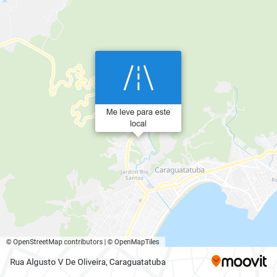 Rua Algusto V De Oliveira mapa