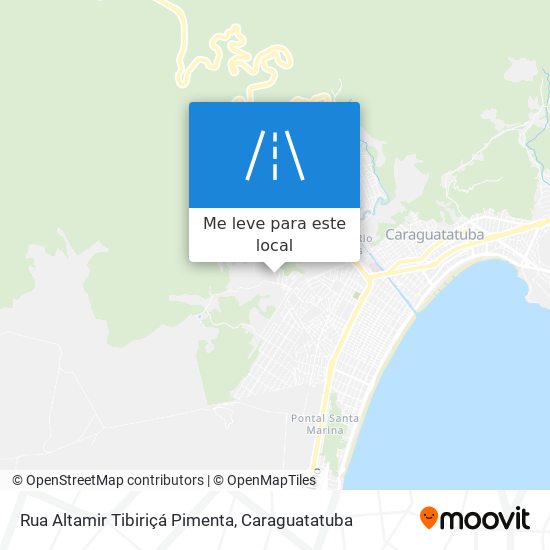 Rua Altamir Tibiriçá Pimenta mapa