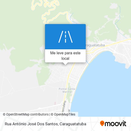 Rua António José Dos Santos mapa