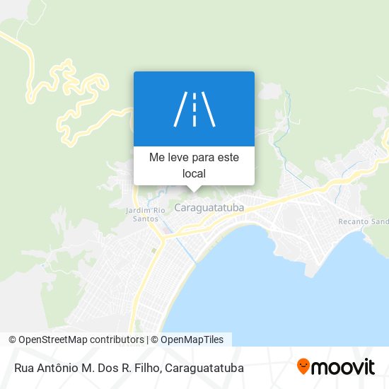 Rua Antônio M. Dos R. Filho mapa