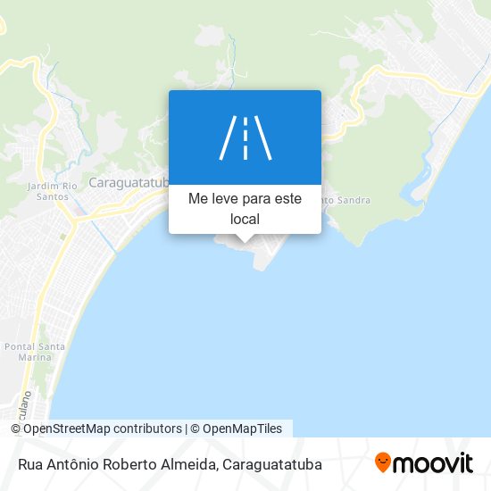 Rua Antônio Roberto Almeida mapa