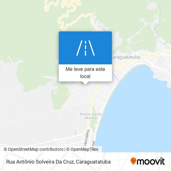 Rua Antônio Solveira Da Cruz mapa