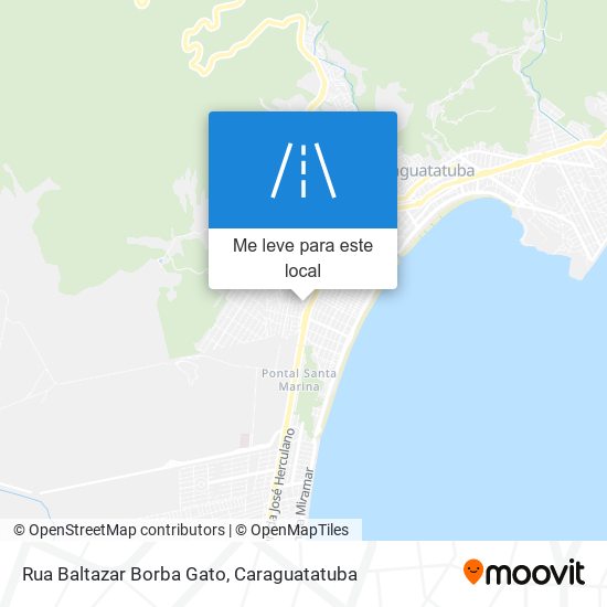 Rua Baltazar Borba Gato mapa