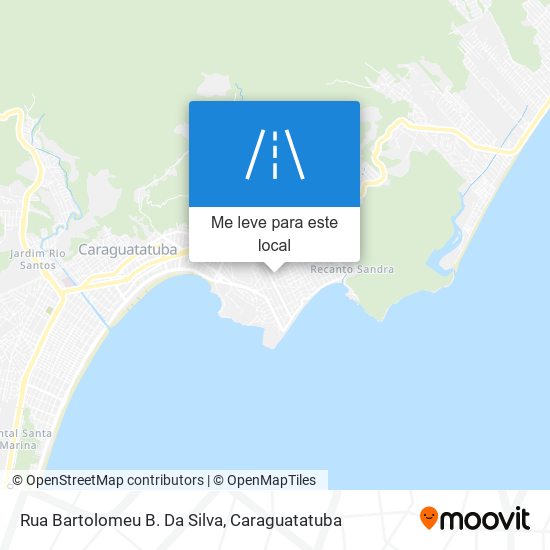 Rua Bartolomeu B. Da Silva mapa