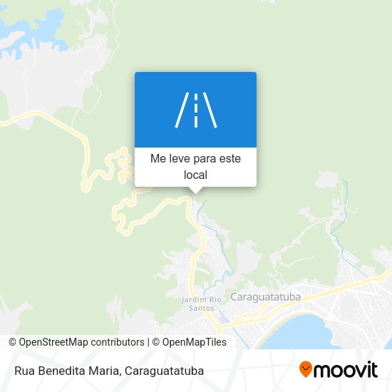 Rua Benedita Maria mapa