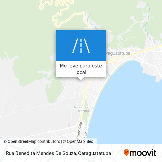 Rua Benedita Mendes De Souza mapa