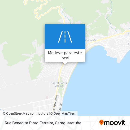 Rua Benedita Pinto Ferreira mapa