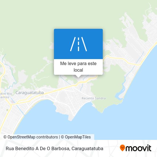 Rua Benedito A De O Barbosa mapa