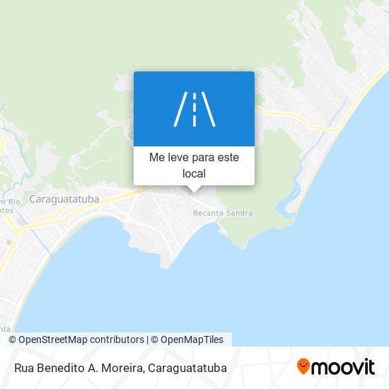 Rua Benedito A. Moreira mapa