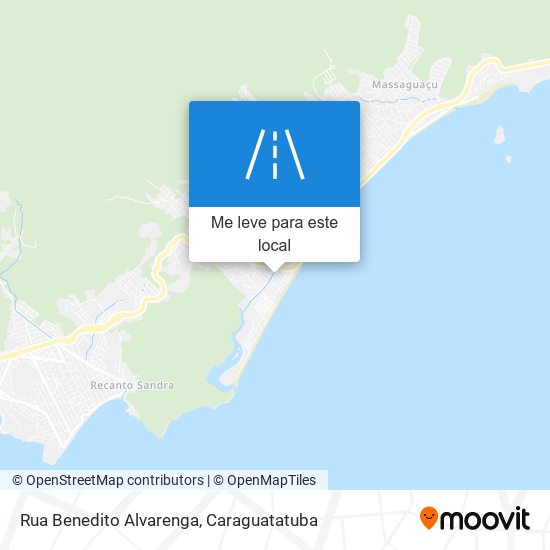Rua Benedito Alvarenga mapa