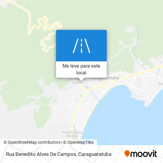 Rua Benedito Alves De Campos mapa