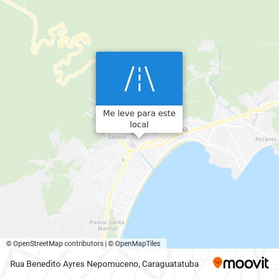 Rua Benedito Ayres Nepomuceno mapa