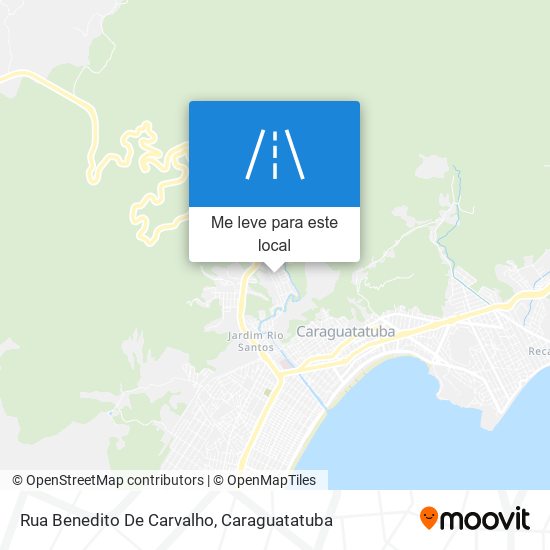 Rua Benedito De Carvalho mapa