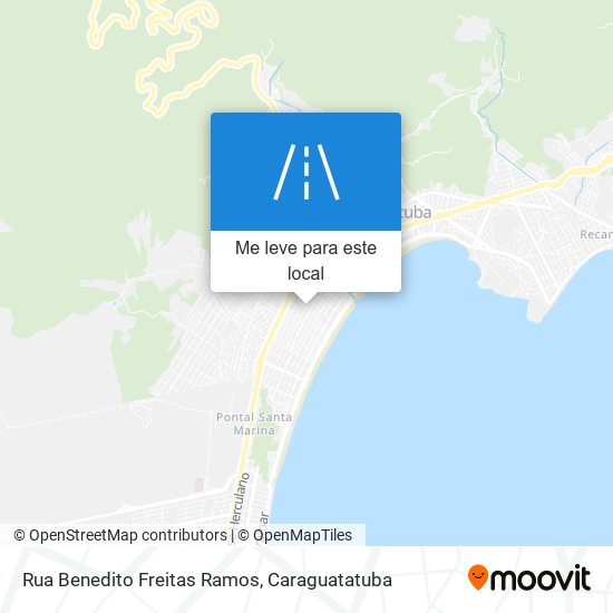 Rua Benedito Freitas Ramos mapa