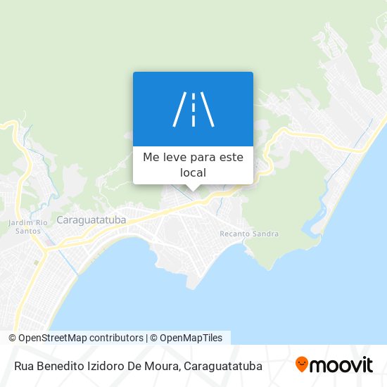 Rua Benedito Izidoro De Moura mapa