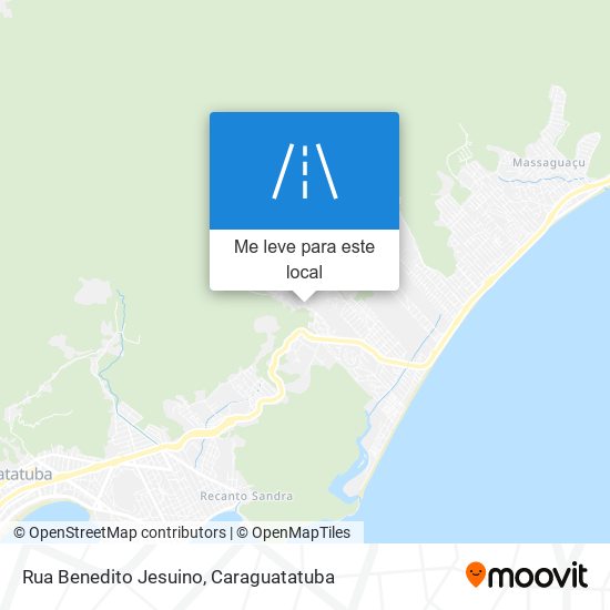 Rua Benedito Jesuino mapa