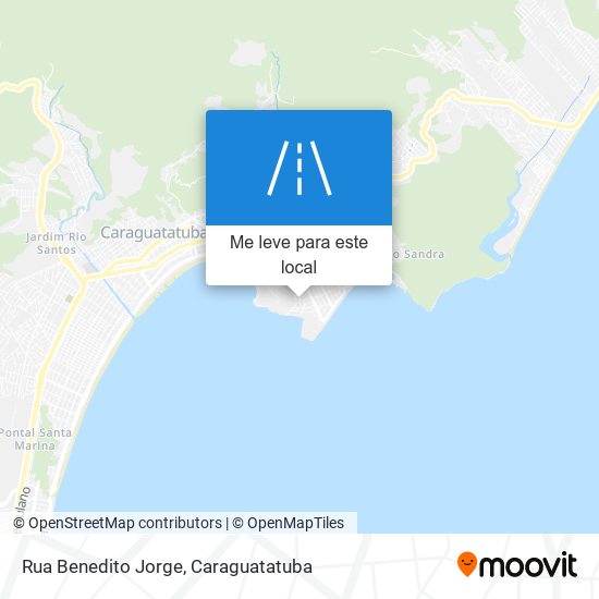 Rua Benedito Jorge mapa