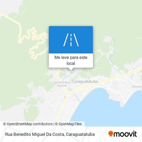 Rua Benedito Miguel Da Costa mapa
