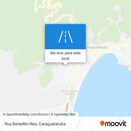 Rua Benedito Reis mapa