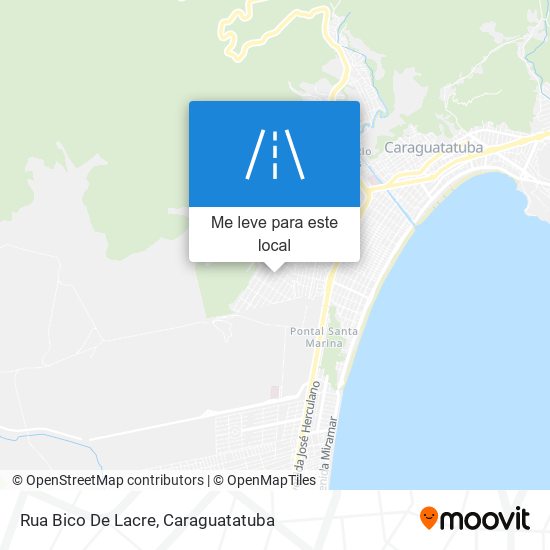 Rua Bico De Lacre mapa