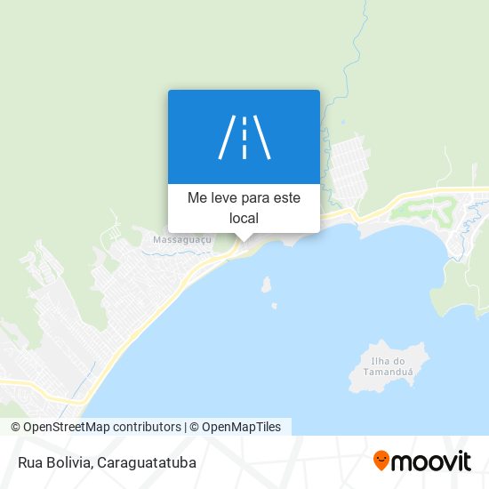 Rua Bolivia mapa
