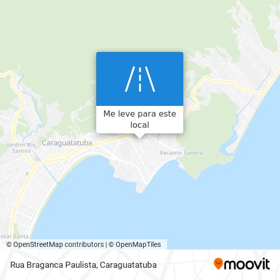 Rua Braganca Paulista mapa