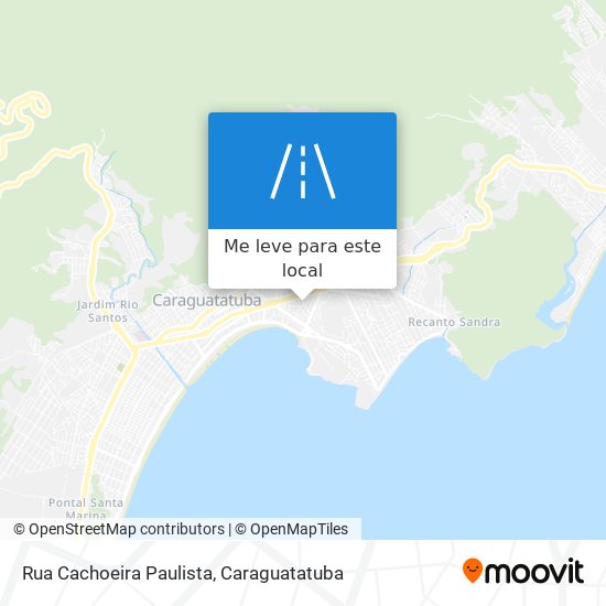 Rua Cachoeira Paulista mapa