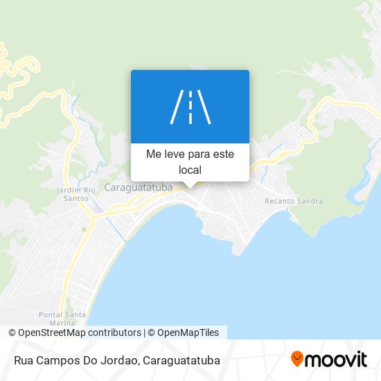 Rua Campos Do Jordao mapa