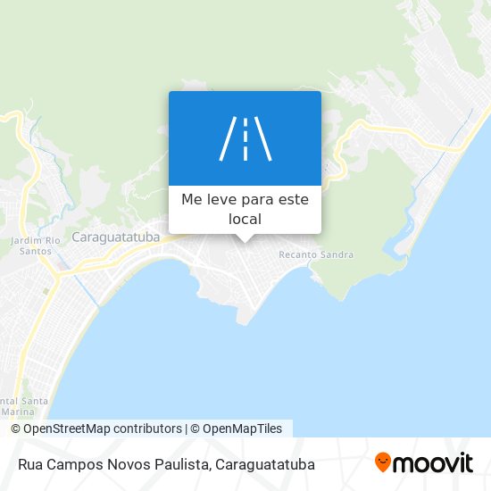 Rua Campos Novos Paulista mapa
