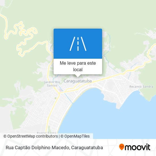 Rua Captão Dolphino Macedo mapa