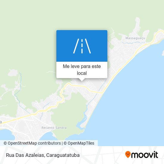 Rua Das Azaleias mapa