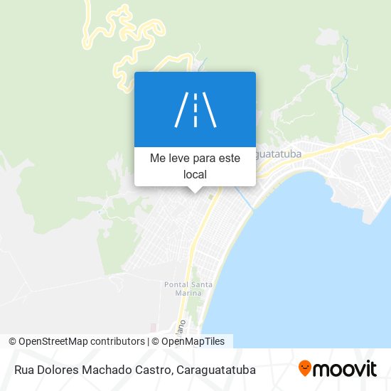 Rua Dolores Machado Castro mapa