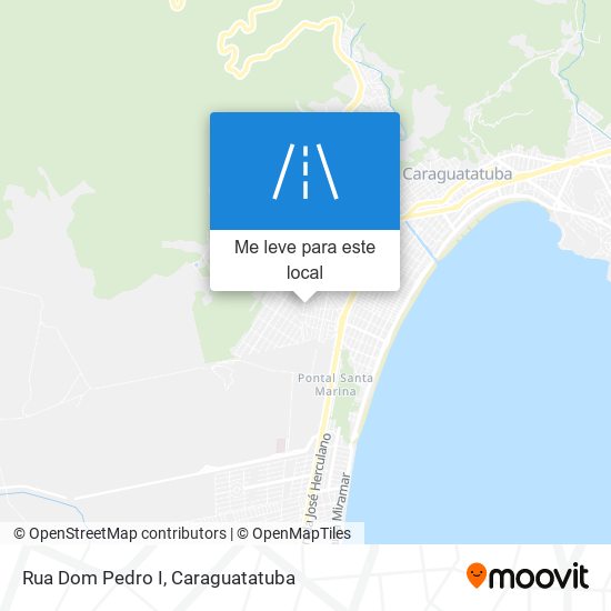 Rua Dom Pedro I mapa