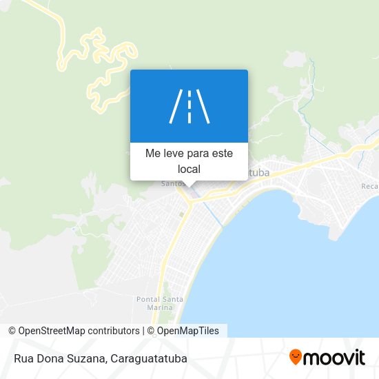 Rua Dona Suzana mapa