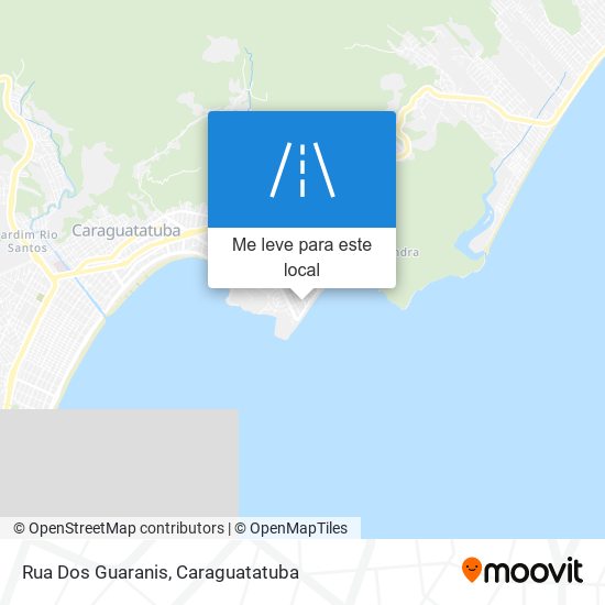 Rua Dos Guaranis mapa