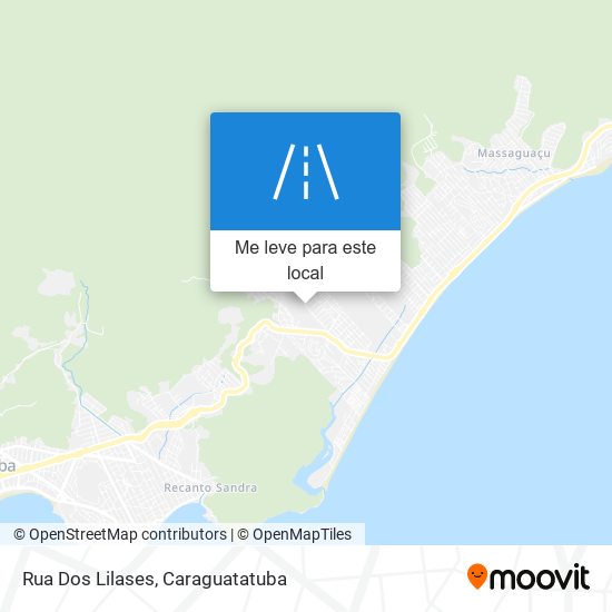 Rua Dos Lilases mapa