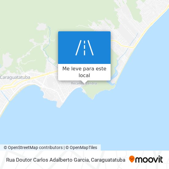 Rua Doutor Carlos Adalberto Garcia mapa
