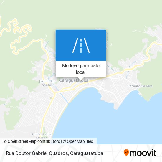 Rua Doutor Gabriel Quadros mapa