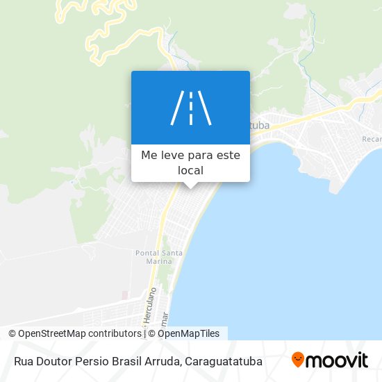 Rua Doutor Persio Brasil Arruda mapa