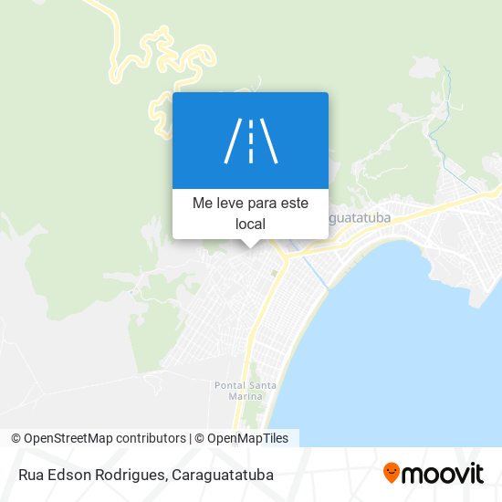 Rua Edson Rodrigues mapa