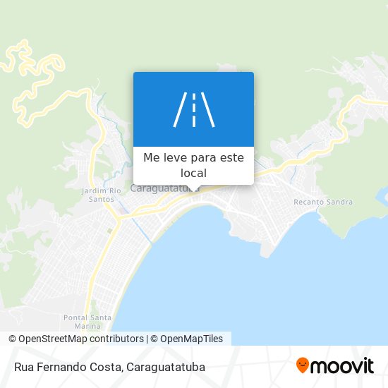 Rua Fernando Costa mapa