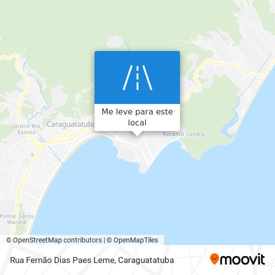 Rua Fernão Dias Paes Leme mapa