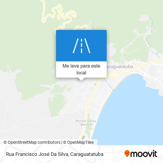 Rua Francisco José Da Silva mapa