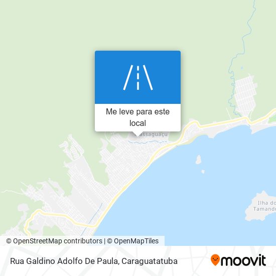 Rua Galdino Adolfo De Paula mapa