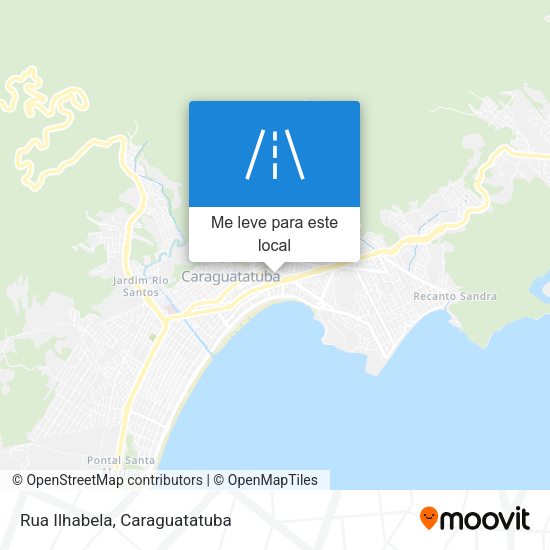 Rua Ilhabela mapa